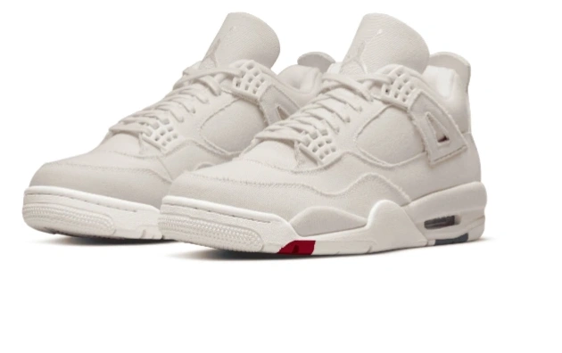 Canvas Jordan Air DQ4909-100 Retro 4 Blank 0810